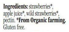 Organic Fruit Spread  - Rigoni di Asiago - Fiordifrutta Organic Fruit Spread Strawberry 